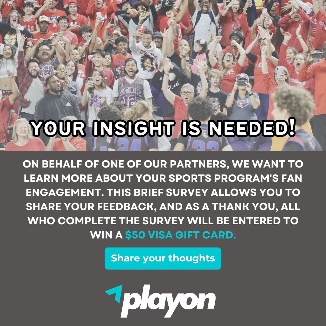 coach_ad's tweet photo. 🏈  We want to hear from YOU!
On behalf of one of our partners, help us learn more about fan engagement in your sports program by taking a quick survey.
Take the survey: https://t.co/UNjL7col6a https://t.co/tvKNPi1Vq9