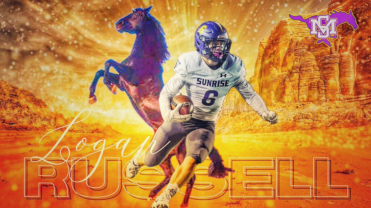 Senior spotlight continues today and it is Slot WR Logan Russell. Logan is a returning starter and a leader in our receiving core. Runs great routes, and is a true threat each time he gets the ball. College coaches, check him out! hudl.com/v/2QW9J4