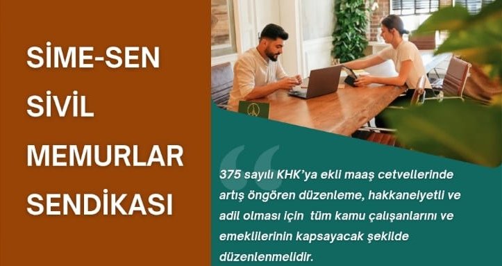 375 sy KHK ekli maaş cetvelinde artış öngören düzenlemelerin hakkaniyetli ve adil olması için tüm kamu çalışanlarını ve emeklilerini kapsayacak şekilde düzenlenmelidir.
<a href="/tcbestepe/">T.C. Cumhurbaşkanlığı</a> 
<a href="/TBMMGenelKurulu/">TBMM Genel Kurulu</a> 
<a href="/Akparti/">AK Parti</a> 
<a href="/herkesicinCHP/">CHP 🇹🇷</a> 
<a href="/MHP_Bilgi/">MHP</a>