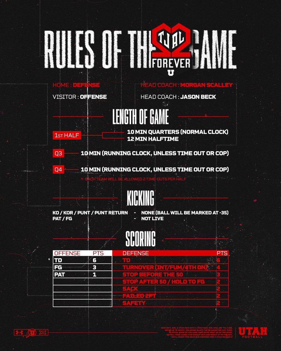 This ain’t your typical run of the show📝 Here are the official 𝐑𝐔𝐋𝐄𝐒 𝐎𝐅 𝐓𝐇𝐄 𝐆𝐀𝐌𝐄 🙌

#GoUtes