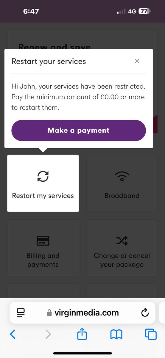 1964Sinbad's tweet photo. So far 3 hours 50 minutes and counting @virginmedia and been cut off 5 times, dreadful way to treat a 90yo gentleman https://t.co/dnWmNlanz5