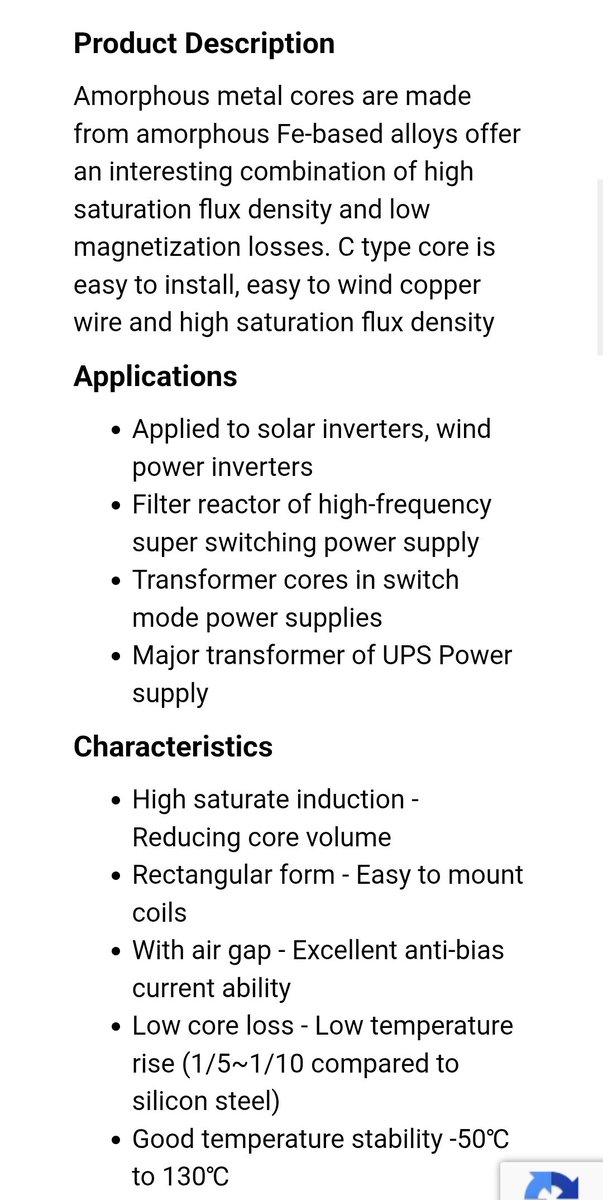 caniravkaria's tweet photo. Focus on this product "Amorphous Core"

Beautifully explained in below source about Amorphous Core 

Source :-

https://t.co/mh3wa6uAiM https://t.co/477WsZoXVe