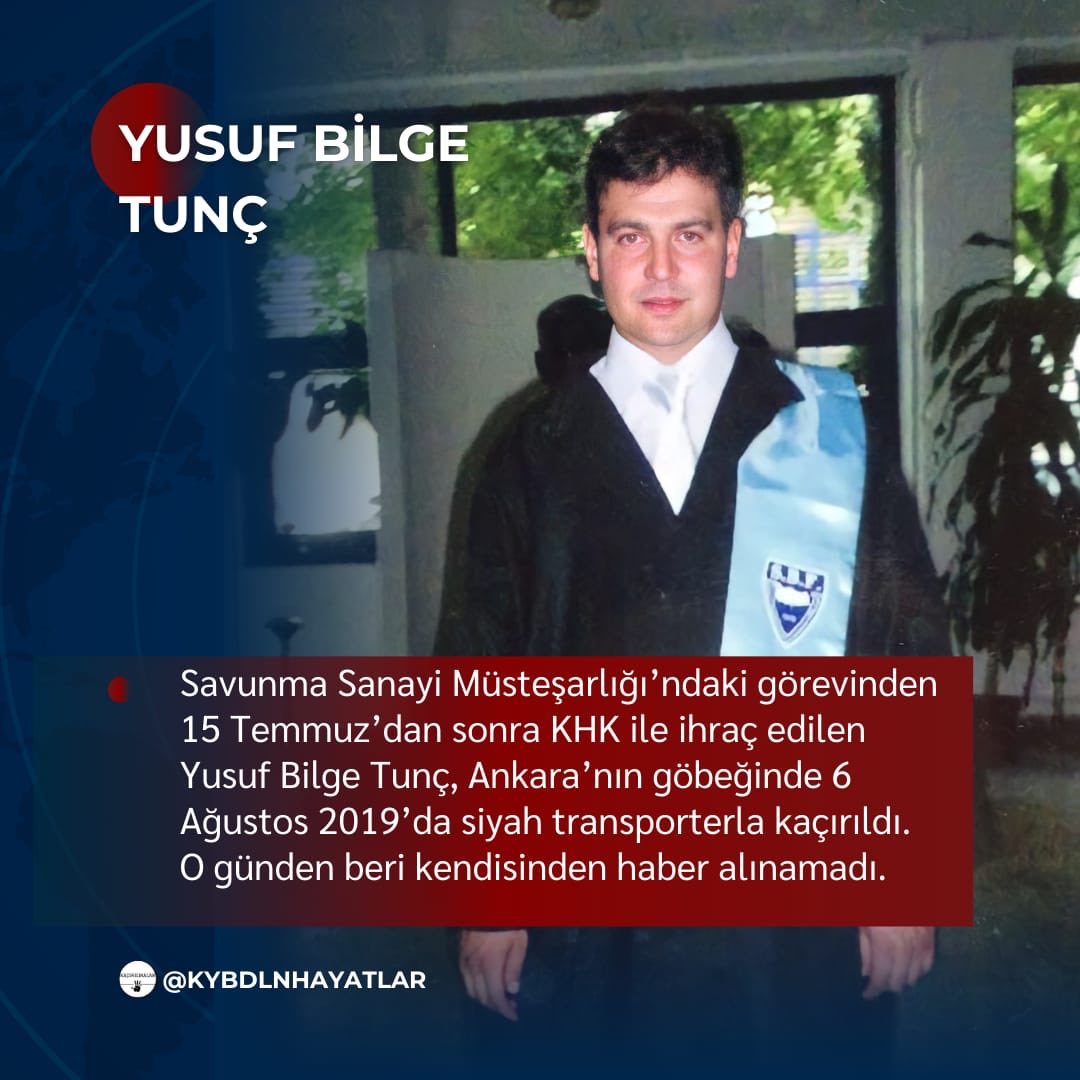 Bu insandan 6 yıldır haber yok. Sorumlu olan kurum ve kişiler susuyor.Yeter artık nereye kadar bu sessizlik.

Adaletsizliğe Susma