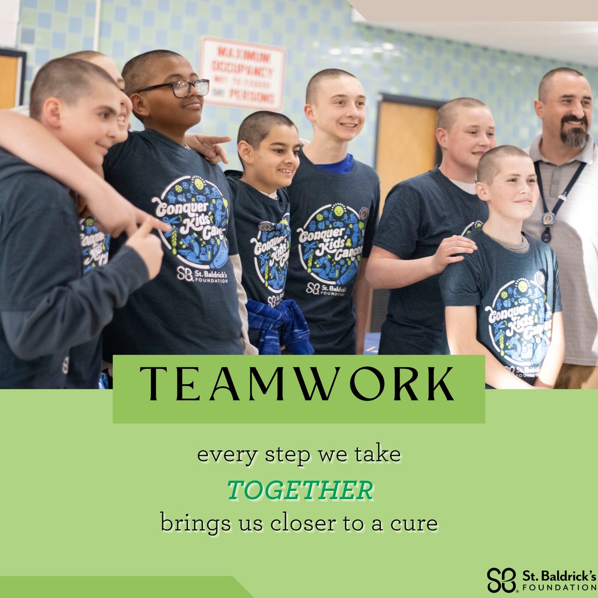 StBaldricks's tweet image. Fundraising is better together!

Team up with friends, family, or coworkers to raise more and give more #hope to kids fighting #cancer: ow.ly/HVis50VB3TN 💚💈

#ConquerKidsCancer