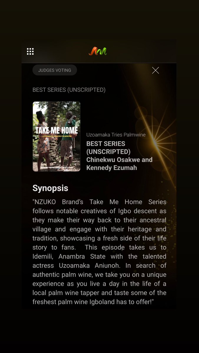 NZUKOBrand's tweet photo. 🎉 NZUKO fam! Bianu gèré kwá o! We are beyond thrilled to share that our Take Me Home series has been nominated for the “Best Unscripted Series” award at this year’s @africamagic #AMVCA! 🤩🎭🥇 https://t.co/W7sNVD7rF4