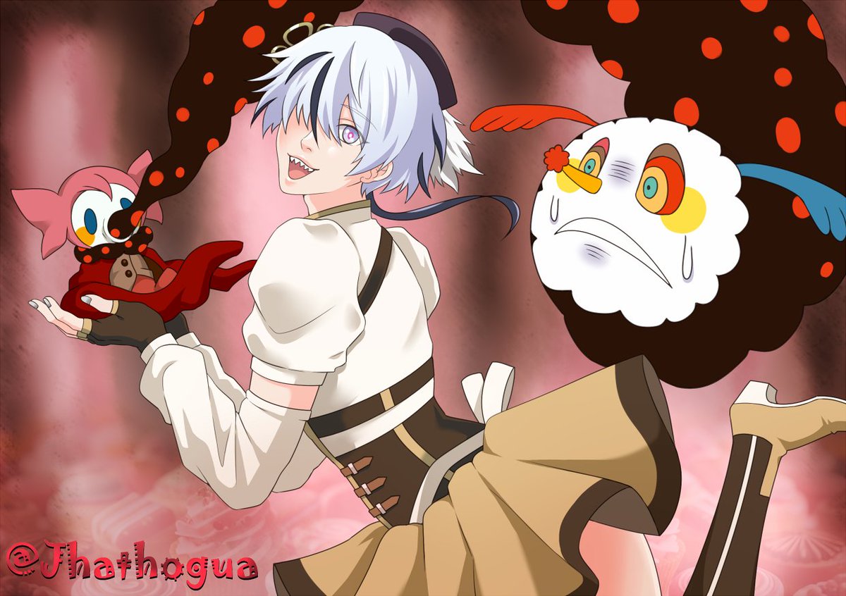 #新世界狂歡 #NUCarnival #NUカーニバル #NU카니발 #Blade #ブレイド #블레이드
跟風畫個魔法少女（?）布儡✨
按照布儡的審美，他說不定會覺得零食的魔女很可愛～🤣加上魔人偶的魔力足夠就可以自動修復損壞部位，所以他完全不用擔心突然被咬一口✌️