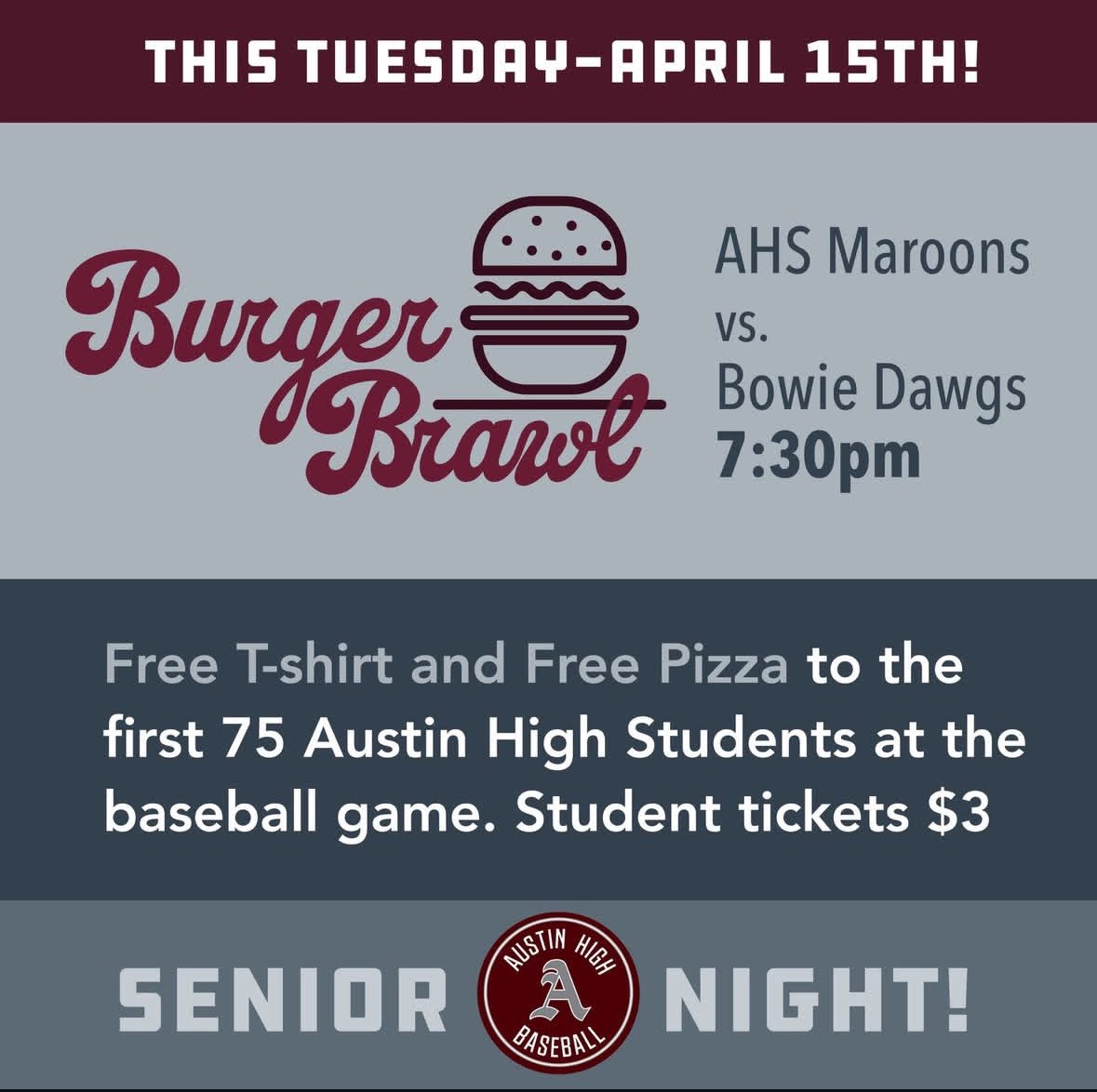 Austin High Baseball tweet media