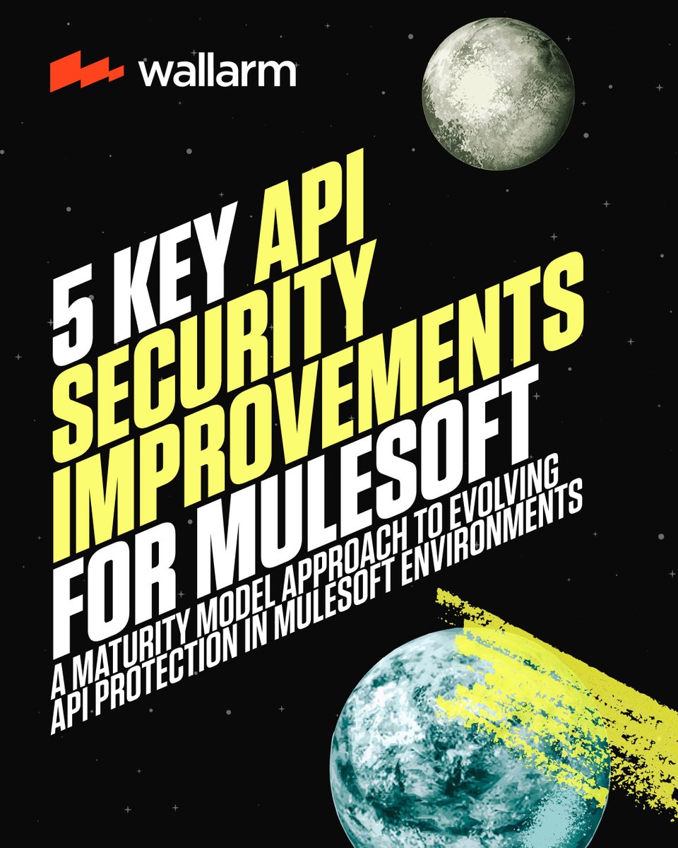 wallarm's tweet image. Running MuleSoft? Your APIs may be exposed. Even if you don&apos;t know it, attackers do.

This guide breaks down 5 key ways to improve security across your deployment🛡️

📥downloads.wallarm.com/4lOafpt

#MuleSoft #APISecurity