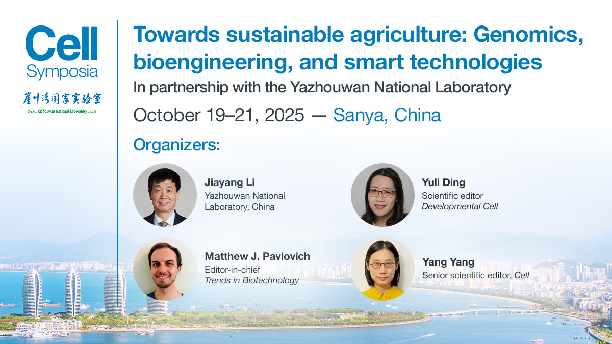 Cell (@cellcellpress) on Twitter photo We're thrilled to welcome Paul Schulze-Lefert (<a href="/mpipz_cologne/">MPIPZ Cologne</a>) and Cathie Martin (<a href="/JohnInnesCentre/">John Innes Centre</a>) as speakers at #CSSustainAgri2025, Oct 19–21 in Sanya, China!
Share your research, connect with global leaders, and shape the future of sustainable agriculture.
Submit your We're thrilled to welcome Paul Schulze-Lefert (<a href="/mpipz_cologne/">MPIPZ Cologne</a>) and Cathie Martin (<a href="/JohnInnesCentre/">John Innes Centre</a>) as speakers at #CSSustainAgri2025, Oct 19–21 in Sanya, China!
Share your research, connect with global leaders, and shape the future of sustainable agriculture.
Submit your