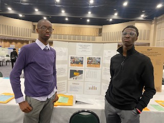 Kudos to Comets Otito Okafor &amp; Ore Owoyemi, who competed @ the Georgia Science &amp; Engineering Fair @ UGA, 4/4 &amp; 4/5, against hundreds of projects across the state. They received Honors- State Competitor award in the Senior Division. #GoComets! #Proud2B!