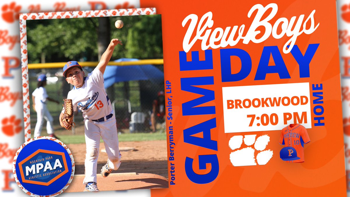 It's the best night of the year! The #ViewBoys welcome <a href="/MPAA_GoPanthers/">MPAA</a> for Youth Night!

⏰ 7:00pm
🎟️ gofan.co/event/3160564?…
📊 web.gc.com/teams/d6qeJUlE…
💻 youtube.com/@parkviewbaseb…

#ViewBoys | #BleedOrange