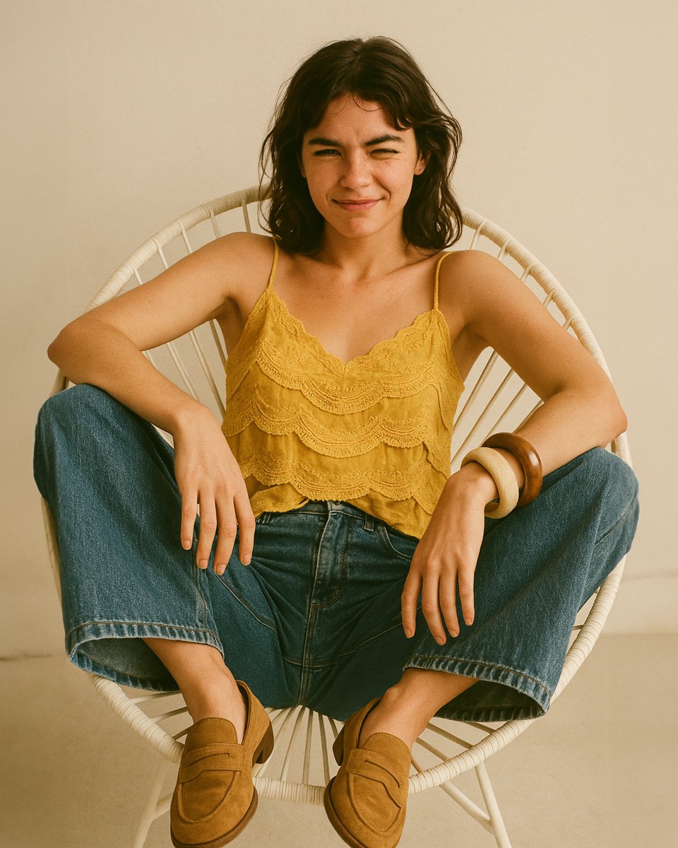 NoendDenim's tweet photo. Somewhere between coffee runs and creative sparks—this is our kind of denim day. 💛

#DenimStyle #KindredSpirits #noenddenim #amercianmade https://t.co/pDBEO84CMf