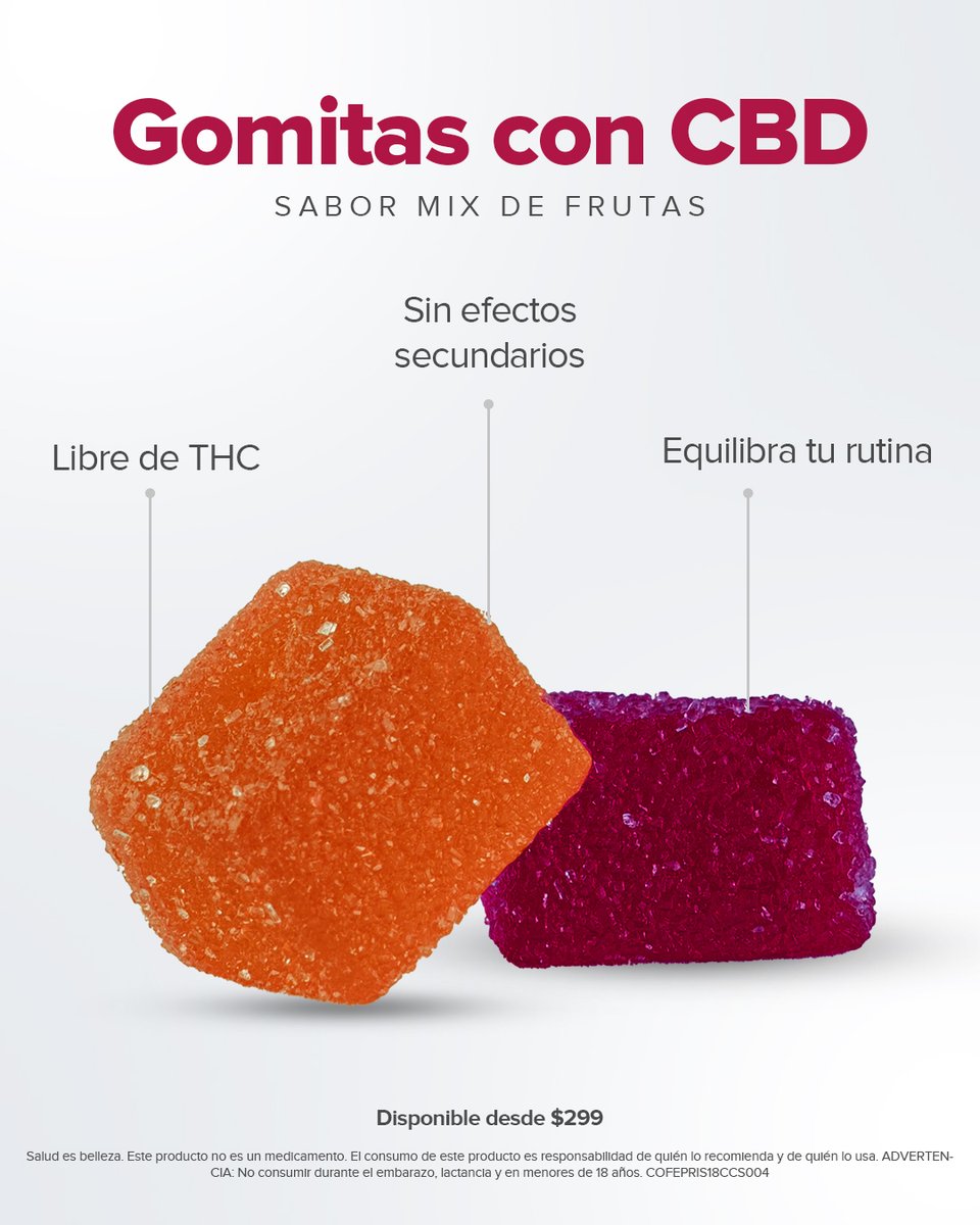 cbdlifemx's tweet photo. Nuestras gomitas con CBD te ofrecen una forma natural de equilibrar de tu cuerpo y mente. 

Disponibles aquí: https://t.co/NlY4hg6BfO

#CBD #CBDLife #bienestarsaludable #lifestyle #bienestar #gomitas https://t.co/H51uFdtuSP