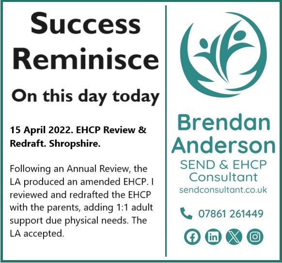 SEND & EHCP Consultant. Brendan Anderson (@sendconsultant) on Twitter photo Need help with the #SEND & #EHCP process?
💻sendconsultant.co.uk
📧 brendan.anderson@sendconsultant.co.uk
🖐Free community support: buff.ly/3ysR0LS
#senmum #sendadvocate #senparent Need help with the #SEND & #EHCP process?
💻sendconsultant.co.uk
📧 brendan.anderson@sendconsultant.co.uk
🖐Free community support: buff.ly/3ysR0LS
#senmum #sendadvocate #senparent