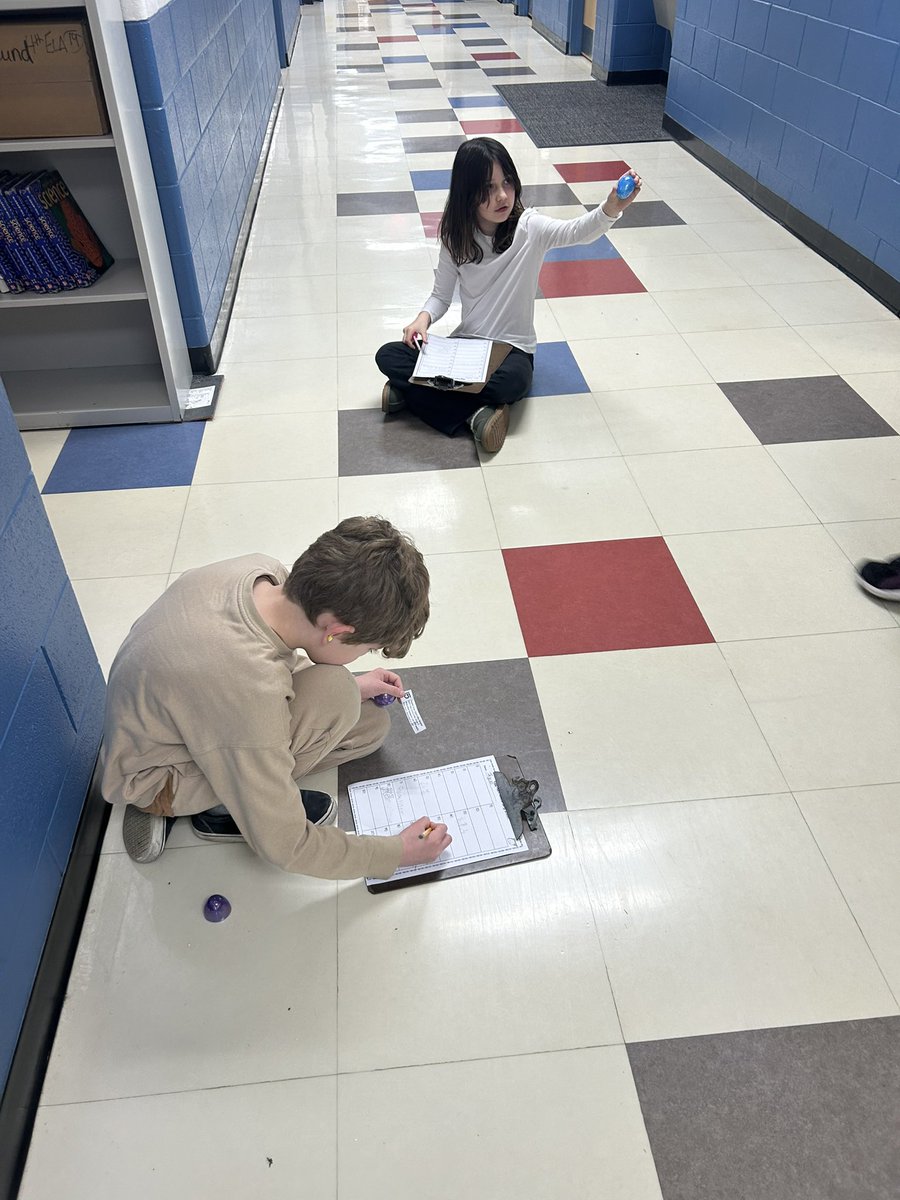 Mrs_Varvil's tweet photo. Math Easter Egg hunt to start the day! 🐰🐣 https://t.co/XFFgaxiWtn