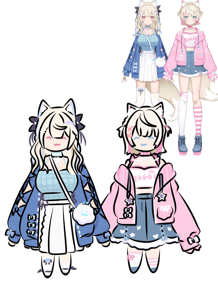 SaeBytes's tweet image. Day 15 &amp;amp; 16 of drawing vtubers in a goober way bcs it won't get noticed anyway
 
⟡ mococo's pup talk helps motivate people who feel down
⟡ fuwawa's savage lines are peak comedy 
 
#FWMCpix