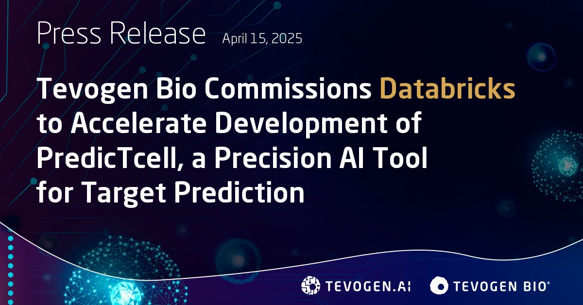 📰 𝐏𝐫𝐞𝐬𝐬 𝐑𝐞𝐥𝐞𝐚𝐬𝐞:  globenewswire.com/news-release/2…

This announcement marks the third foundational support pillar for <a href="/TevogenAI/">Tevogen AI</a> , the Company’s AI initiative which aims to transform precision medicine:

<a href="/MSFTResearch/">Microsoft Research</a> – contributing digital infrastructure, scientific