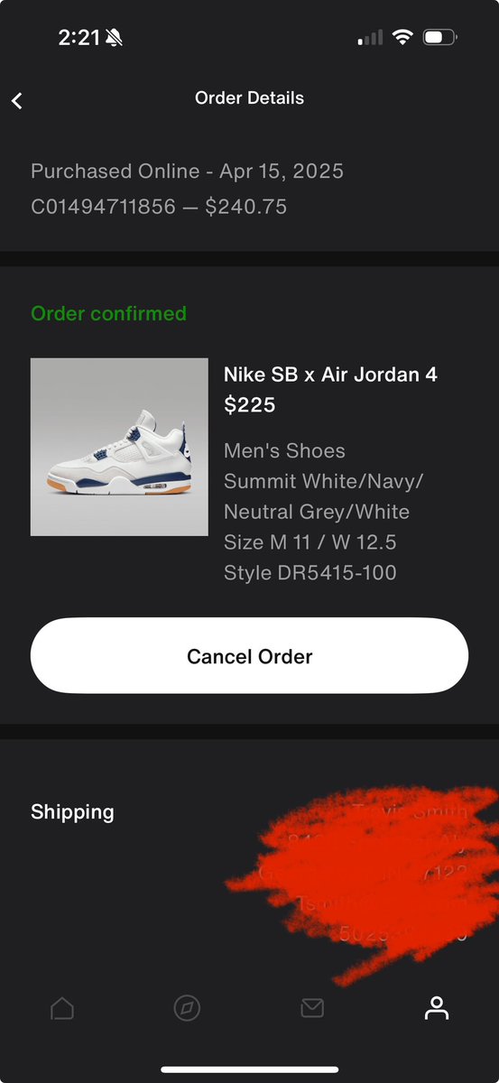TravisS21519's tweet photo. @jontseed @SnkrsStock Oh but it is! Don’t know why Nikes got em was that pic https://t.co/V1GmJKPzyN