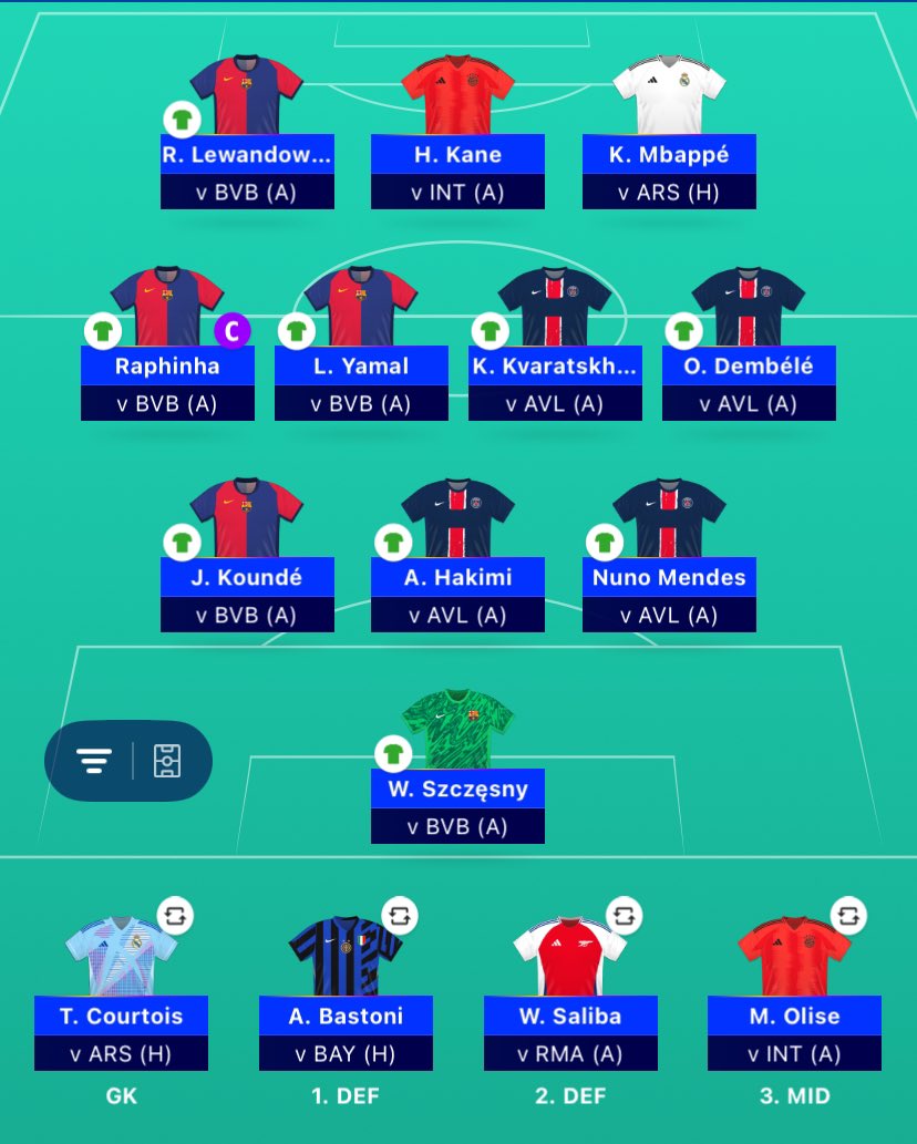 #UCLFantasy - QF 2nd Legs 

🌍 547