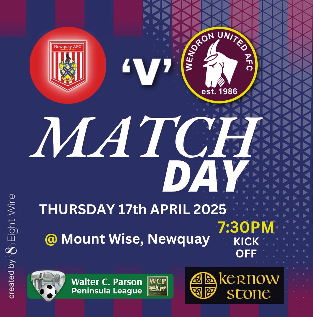 Wendron United AFC (@wendronutdafc) on Twitter photo ๐ก๐ฒ๐
๐ ๐๐ฝ
We go to <a href="/newquay_afc/">Newquay AFC</a> in the <a href="/swpleague/">WALTER C. PARSON PENINSULA LEAGUE</a> to kick off this Easterโs SWPL Groundhop event on Thursday evening.
The Peppermints need just a point to clinch the league title, can we have our say in the story?
Please note that there will be no spectator parking at the ๐ก๐ฒ๐
๐ ๐๐ฝ
We go to <a href="/newquay_afc/">Newquay AFC</a> in the <a href="/swpleague/">WALTER C. PARSON PENINSULA LEAGUE</a> to kick off this Easterโs SWPL Groundhop event on Thursday evening.
The Peppermints need just a point to clinch the league title, can we have our say in the story?
Please note that there will be no spectator parking at the
