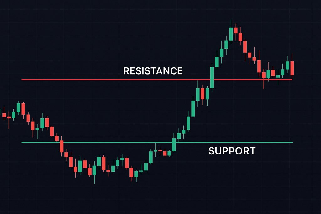 Your Daily Dose of Crypto 💊

Chart Pattern Basics - Support &amp; Resistance

Support = where price tends to bounce
Resistance = where price tends to reject

Simple but powerful:

- Break above resistance? Bullish
- Break below support? Bearish
- Retests = better entries than