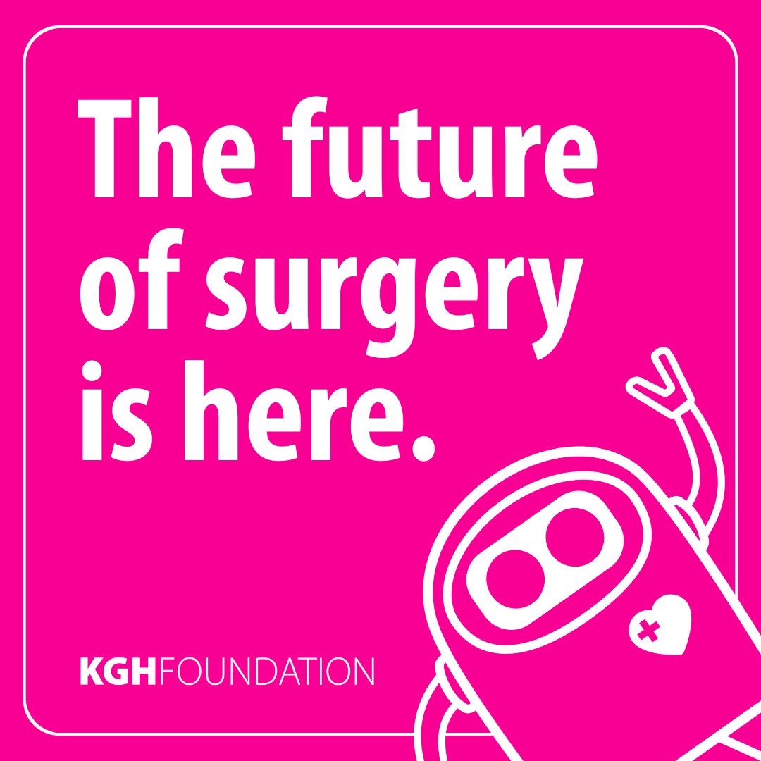kghfoundation's tweet image. Today, we are proud to announce the next phase of our campaign. 

Meet Vinni, the cutting-edge robotic-assisted surgical system.

Together, with your help, we will raise $6 million to bring Vinni home to KGH. 

To learn more, and to donate, visit kghfoundation.com/vinni