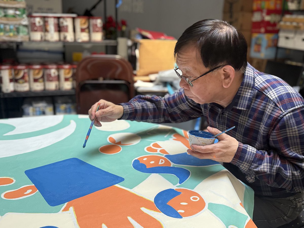 raisinghealth_'s tweet photo. 2025 is RaisingHealth's 15th Anniversary, and we're kicking off the year with our very own portable, RaisingHealth-themed mural, designed by artist Yukiko Izumi with input &amp; painting support from our team! We can't wait to showcase the mural in our upcoming community events. 🎨�� https://t.co/y1CuRc7C3q