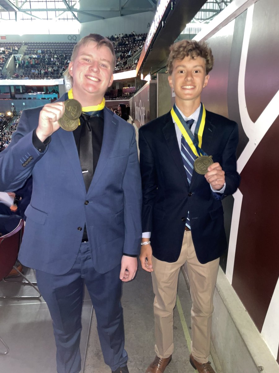 Congrats to Caleb Couch &amp; Nate Gray!🎉
Top 10 at State!🏅
6th Place- Sales Presentation🏆