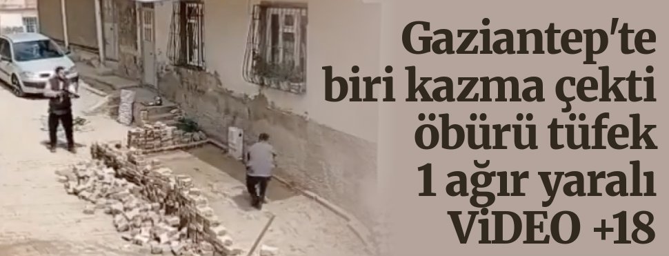 gaziantepolusum's tweet image. Gaziantep'te biri kazma çekti öbürü tüfek 1 ağır yaralı ViDEO +18 
gaziantepolusum.com/haber/24644483… 

#asayiş #kavga #tüfek #pompalı #kazma #çatışma #yaralı #hastane #video #Gaziantep #SonDakika #SICAKHABER #gundem #guncel #dikkat #HABER #GaziantepHaber