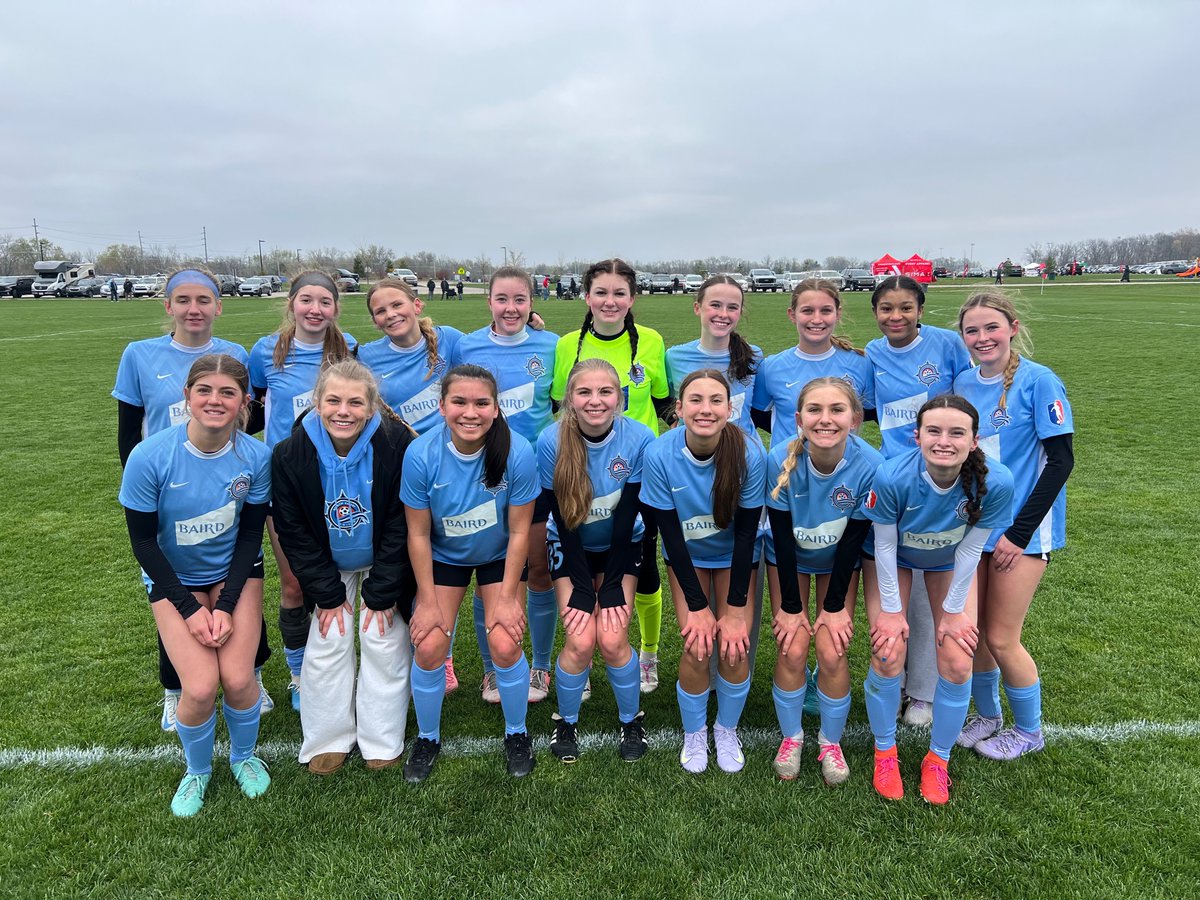 Our composite U15-16-17 Girls HS Spring team competed at the Blue Chip College Showcase this weekend in Cincinnati, OH and came away with 3 wins!  Well played! 💙💪 ⚽️ #WeAreUnited