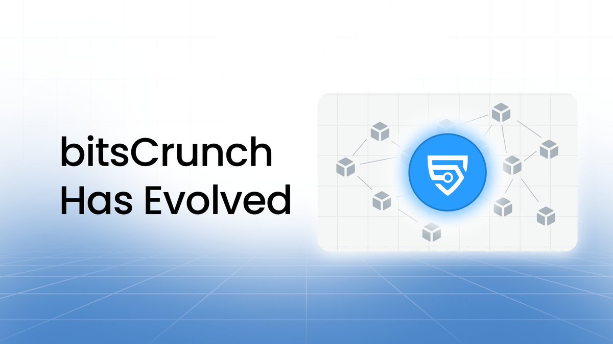 bitsCrunch isn't just changing; we're evolving.

We're stepping into our role as a decentralized network powering on-chain data &amp; AI. Think of it as a quantum leap, not a simple update.

Explore the new era: bitscrunch.com

#bitsCrunch #Web3 #DecentralizedAI