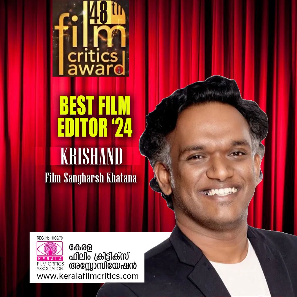 So happy to win the best editor for our film Sangarsha ghadana #sangarshaghadana #artofwarfare - So happy to have done this film - Theatre release will be in June 

#krishand