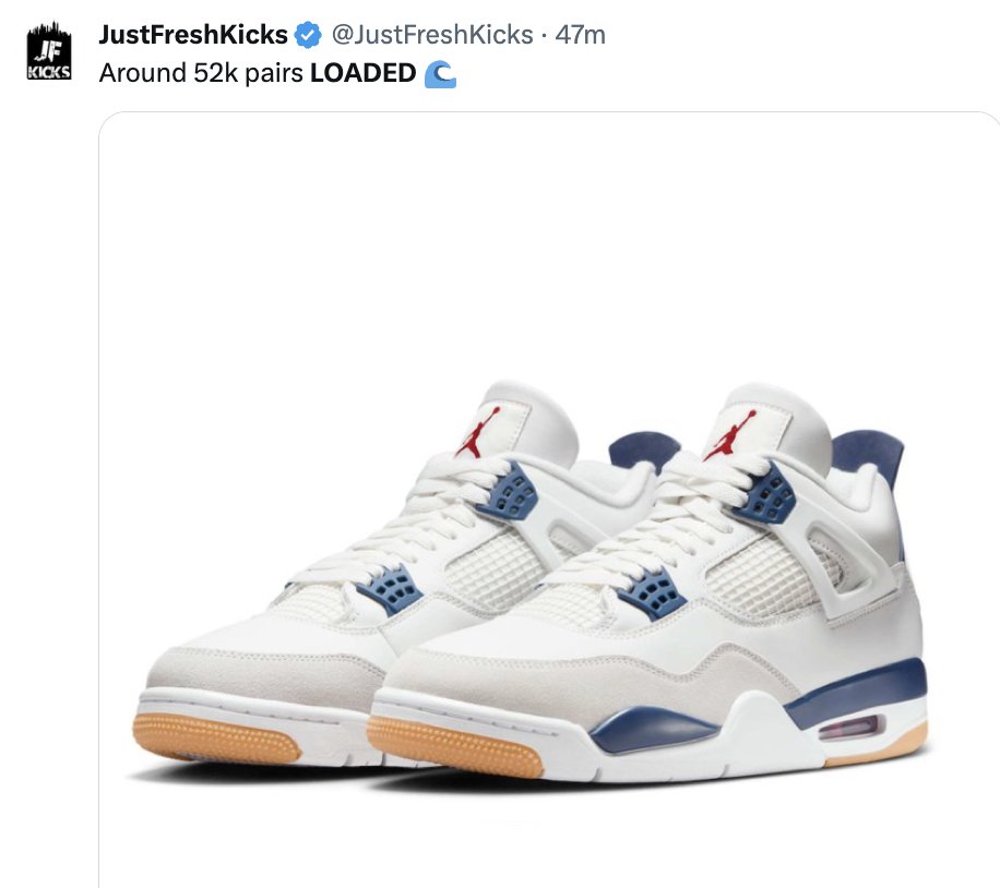 JustFreshKicks tweet media
