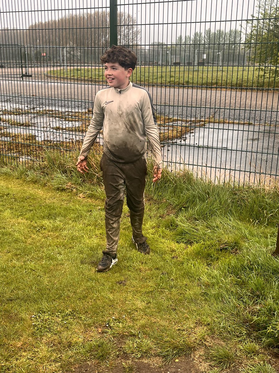 Andreajay1985's tweet photo. Trust Spencer to get the muddiest today https://t.co/VHxqMCHsyr