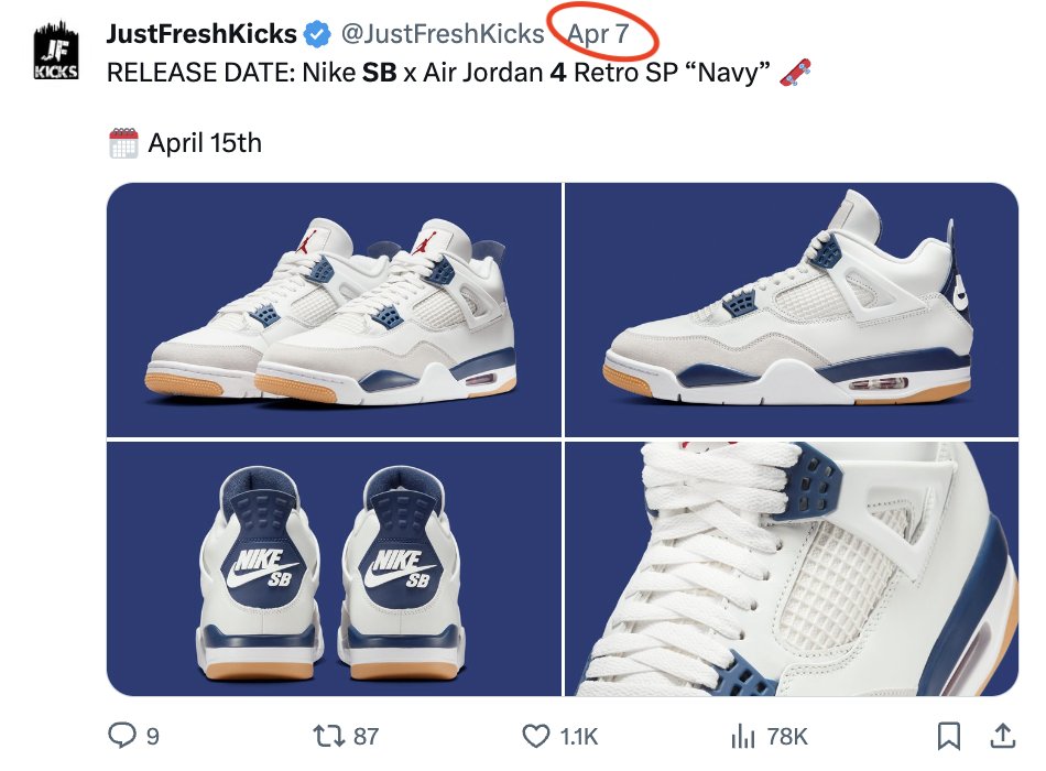JustFreshKicks tweet media