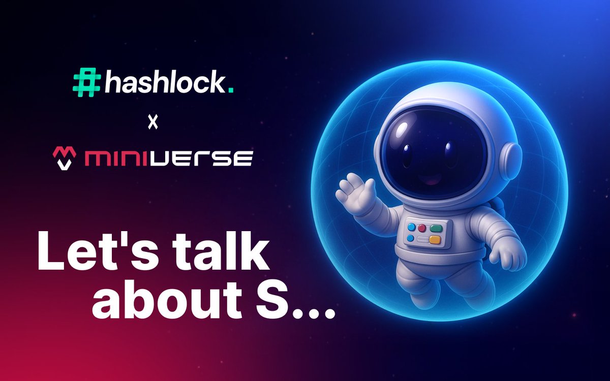 This isn’t just another AMA — it’s a strategic conversation on Web3 security🤝

Join @MiniVerseHub and @Hashlock_ as we uncover:

🔐 Key vulnerabilities in user behavior
🛡️ How protocols can build real trust
🚨 What security-first really means in 2025

🗓️ April 23 | 🕕 6 PM CET

#MiniVerse #Security #Web3  #gamefi