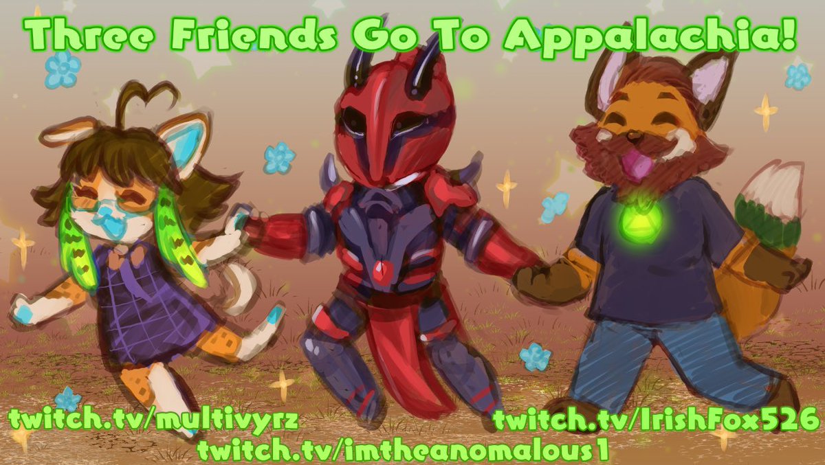 irishfox526's tweet photo. Hey, I’m going live playing fallout 76! https://t.co/yy6zUefwQY with Multivyrz and Anomalous! https://t.co/WWvlLIS6Zq