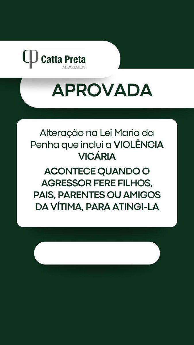 cattapretaadv's tweet image. #mariadapenha #cattapretaadvogados