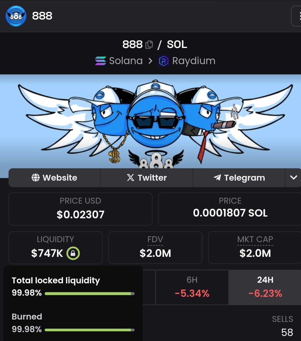 If you are thinking of buying a #memecoin from #SolanaEcosystem, I strongly suggest you to check <a href="/888pump/">888</a>. 

888R77WmcLJKyGeJjk1WktFAB5u5fkvmokHYsAu6Spyd
#Jin_Echo 
#100x 
#1000x
#SB19