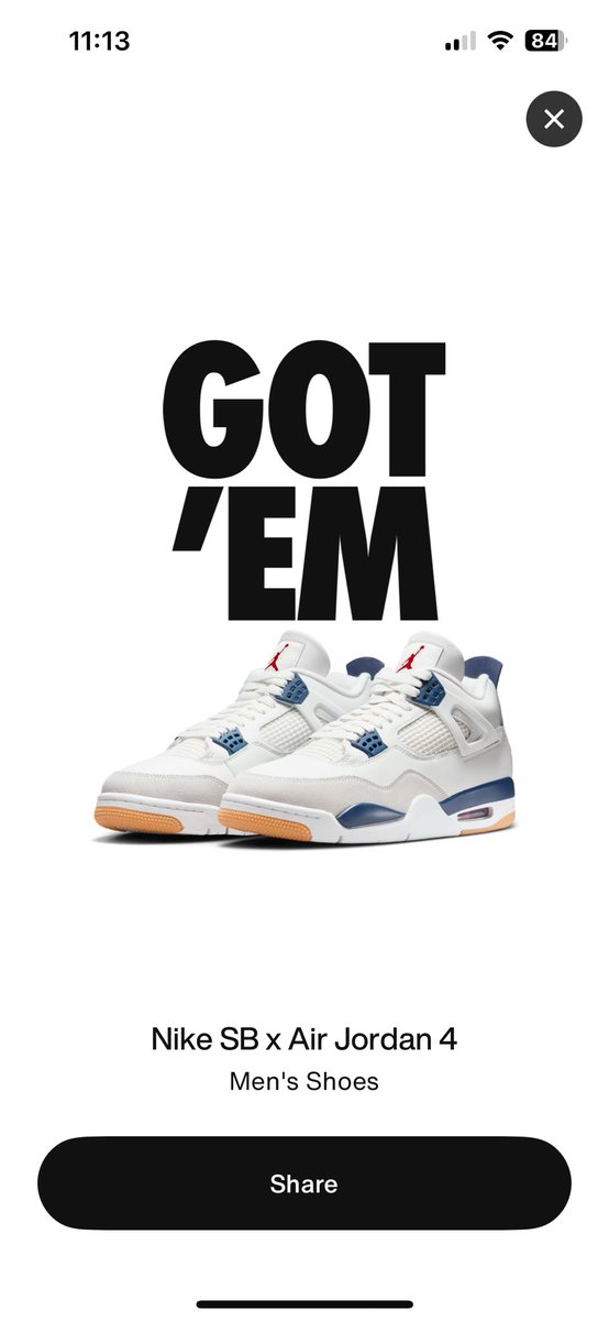 BLACK_TIGER_23's tweet photo. @SOLELINKS Blessed I got them because of you can we get a W in the chat https://t.co/9tlXd5isRp