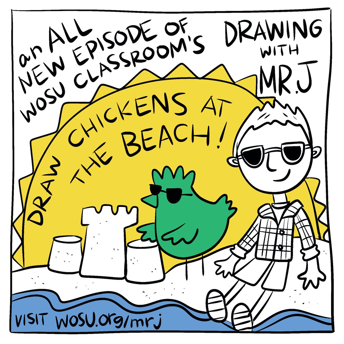 A sense of belonging is important to everyone! Join Mr. J and some chickens at the beach for an all new episode of #drawingwithmrj and learn about how people can feel a sense of belonging wosu.pm/3RlBppw
