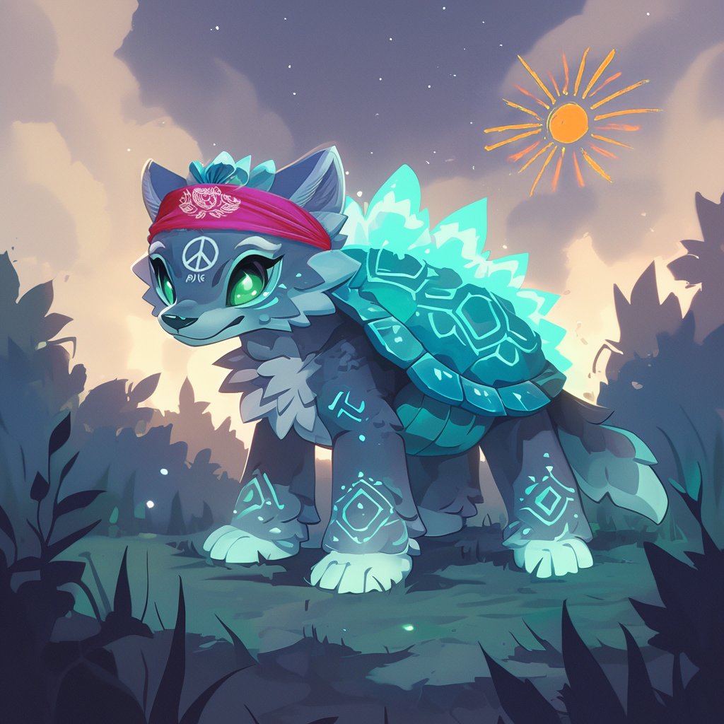 Wolfterra10's tweet photo. Yeah, I meditate under moonlight, plant glowing dreams, and vibe with the forest...
But don’t let the headband fool you — I still bite if you mess with the trees 🌿
#Wolfterra #PeacefulButDeadly #NFTartist #Web3Vibes #NFT #openseacollection #nftdrop https://t.co/gZmYOOarz0