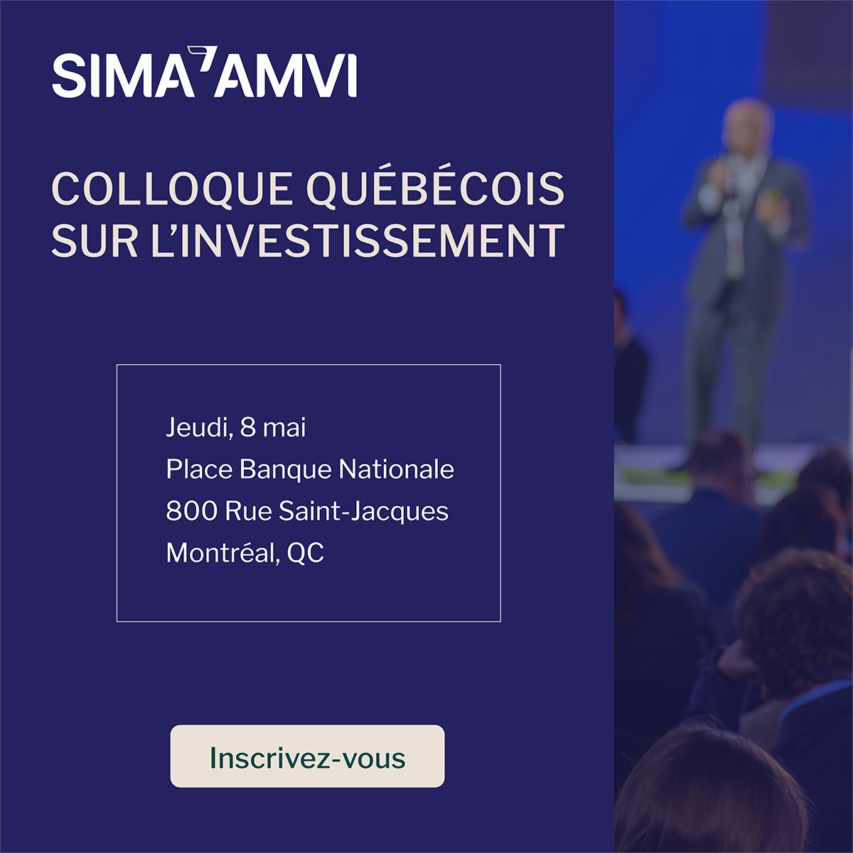 👋Registrations are open for our Quebec Investments Conference in Montreal on May 8!

Les inscriptions sont maintenant ouvertes pour la conférence qui aura lieu le 8 mai à Montréal!

Register here: lnkd.in/gpCWnzdh