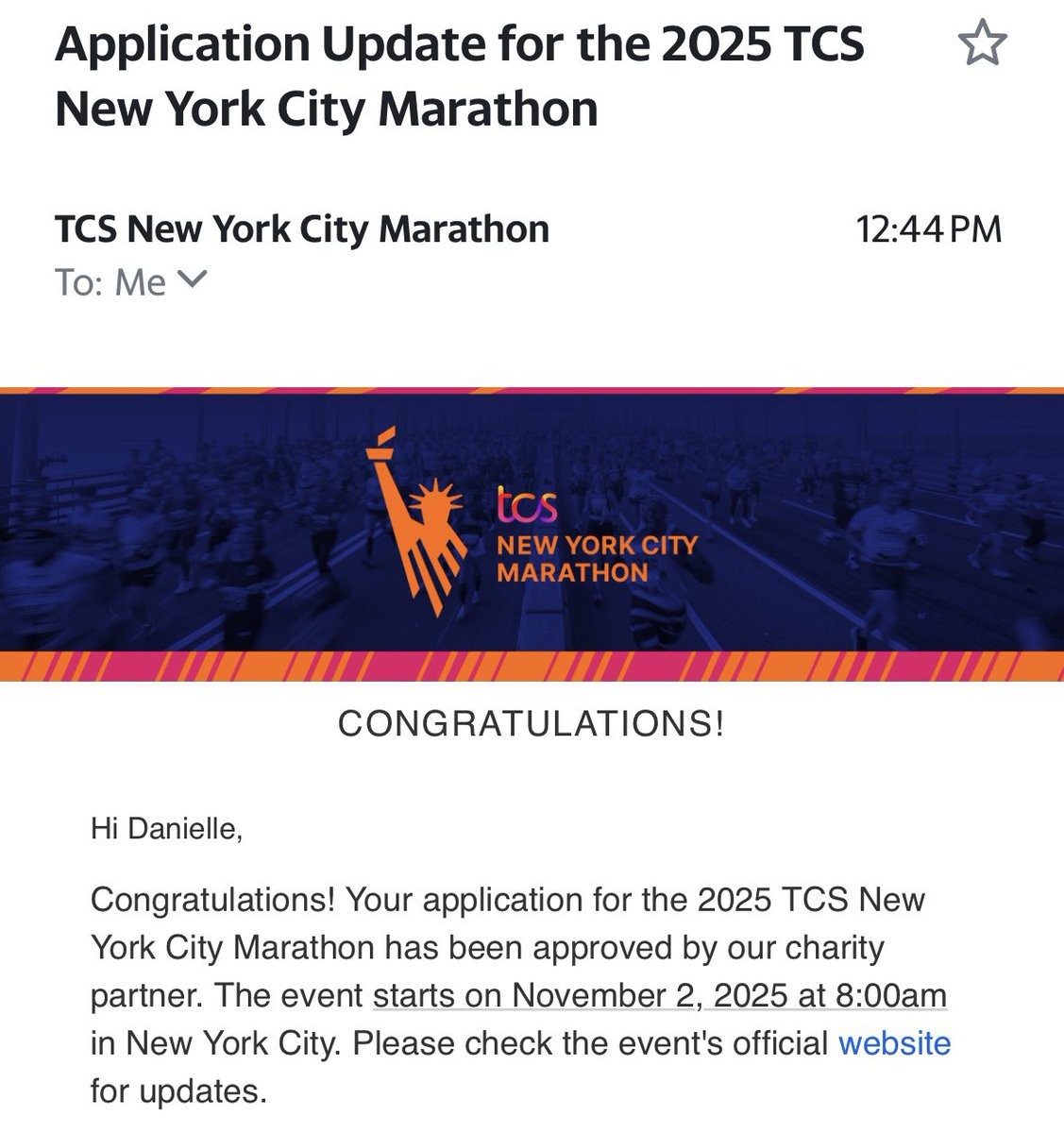 Luvbsb4eva's tweet photo. Susan G. Komen® - 2025 TCS NYC Marathon : Danielle Cobb https://t.co/trpenYEBlW

I’m running the NYC Marathon with Team Komen!  I’m running for my Mom!  Any donations would be greatly appreciated! 🩷 https://t.co/wgoJA0a0ZE