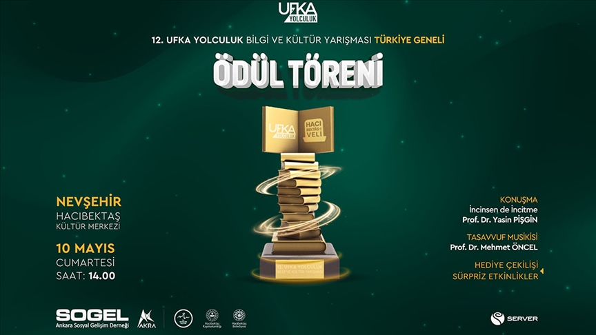 🏆 12. Ufka Yolculuk Bilgi ve Kültür Yarışması'nın ödülleri 10 Mayıs'ta sahiplerini bulacak v.aa.com.tr/3539045
