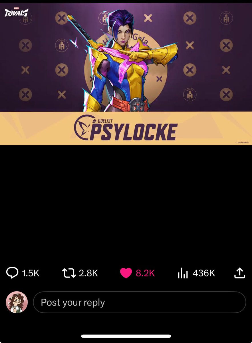 simplydwellin's tweet photo. oh yeah psylocke https://t.co/QmgxrnxLnN