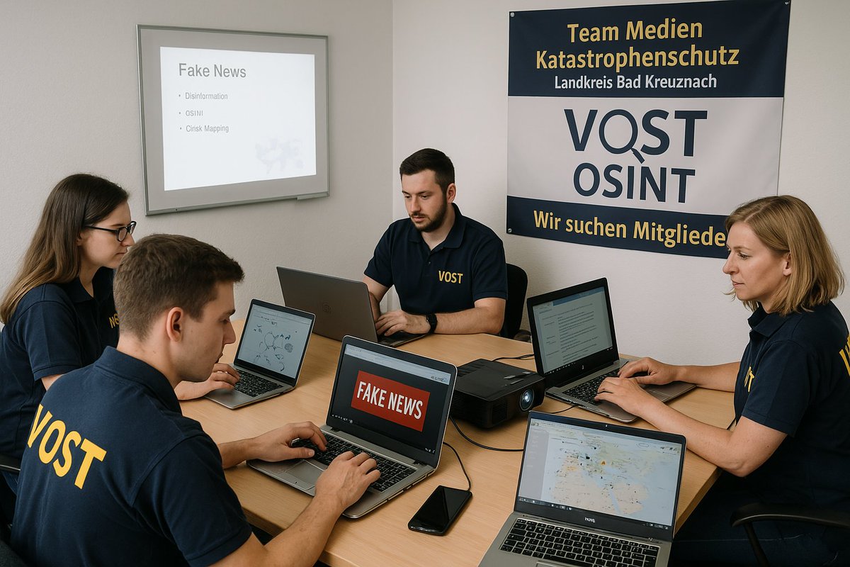 VOST_TeamMedien's tweet photo. Thema des heutigen O-Dienstes im #TeamMedien : #VOST –Strategien gegen Fake-Bilder &amp; #Desinformation. .->Erkennen, analysieren, Fakten checken! Tipps dafür erhalten u a von @DeutscheWelle @klicksafe https://t.co/tDOopbd4oV @SWR.de : DANKE ! #OSINT #KatS #LandkreisBadKreuznach https://t.co/Gk2WMUOwZr