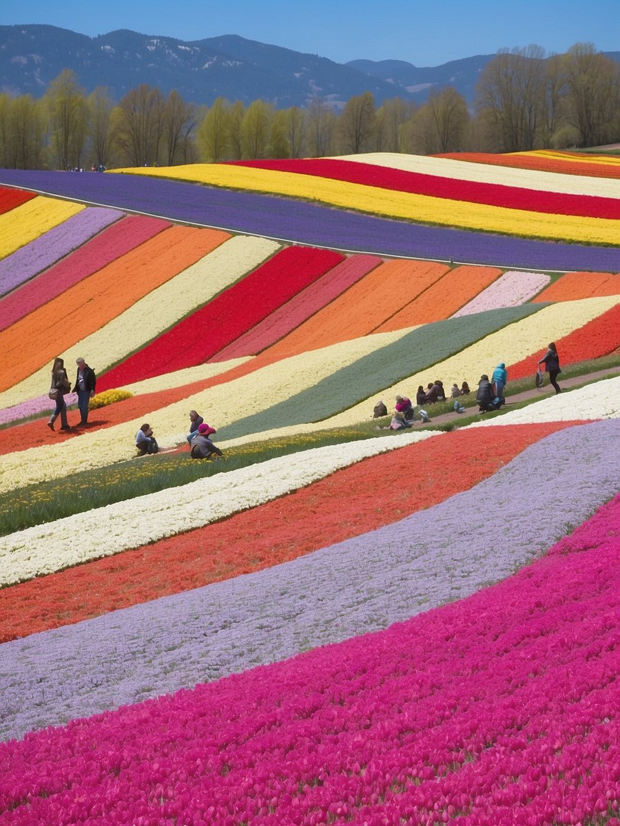 AMAZING tulip fields of Oregon