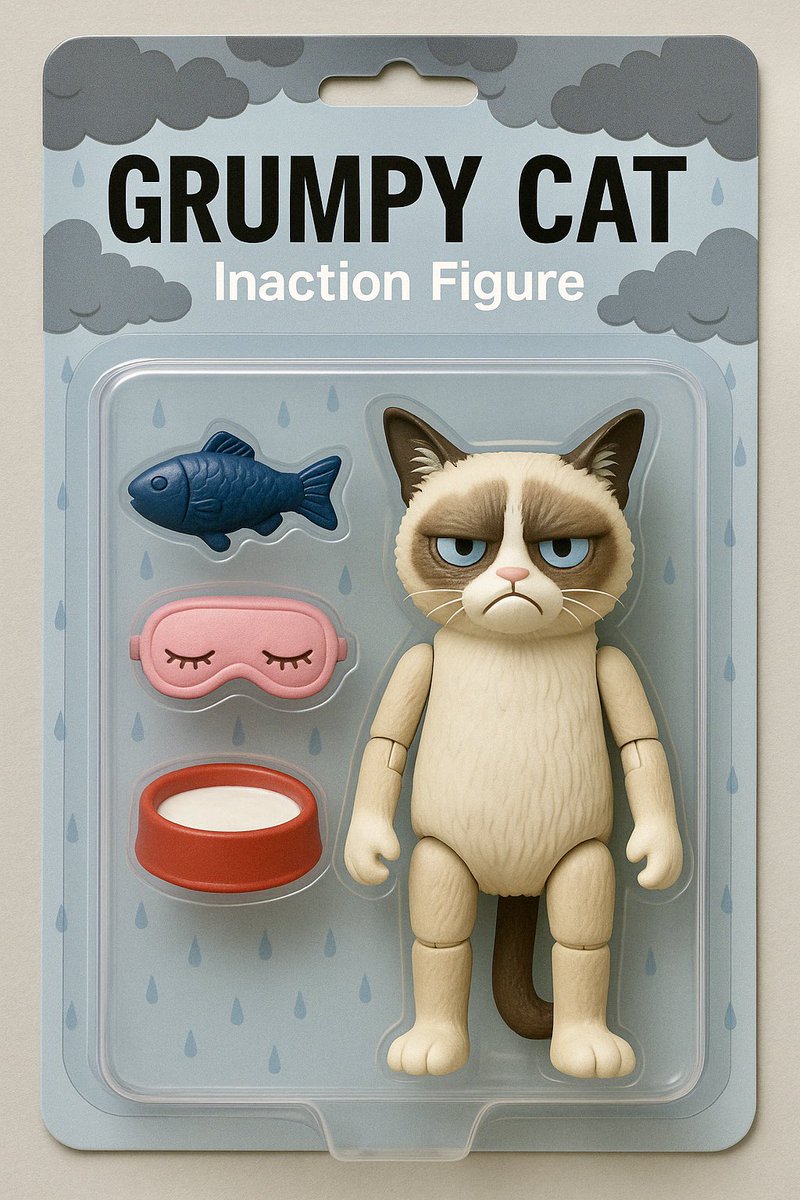 Grumpy Cat Action Figure. 

Minus the action. 😾
