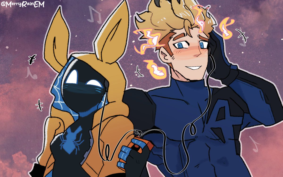 MerryRainEM's tweet photo. Hahaha nomas porque alguien me lo pidió. La interacción con Johnny🔥 ay si hahaha✨️
Mi Spider-Bunny versión #MarvelRivals ✨️
#MarvelRivalsfanart #johnnystrom #humantorch #fantasticfour #fantastic4
#marvelrivalsoc #Spiderbunny #spiderverse #Spidersona https://t.co/LaqpXFhWwe
